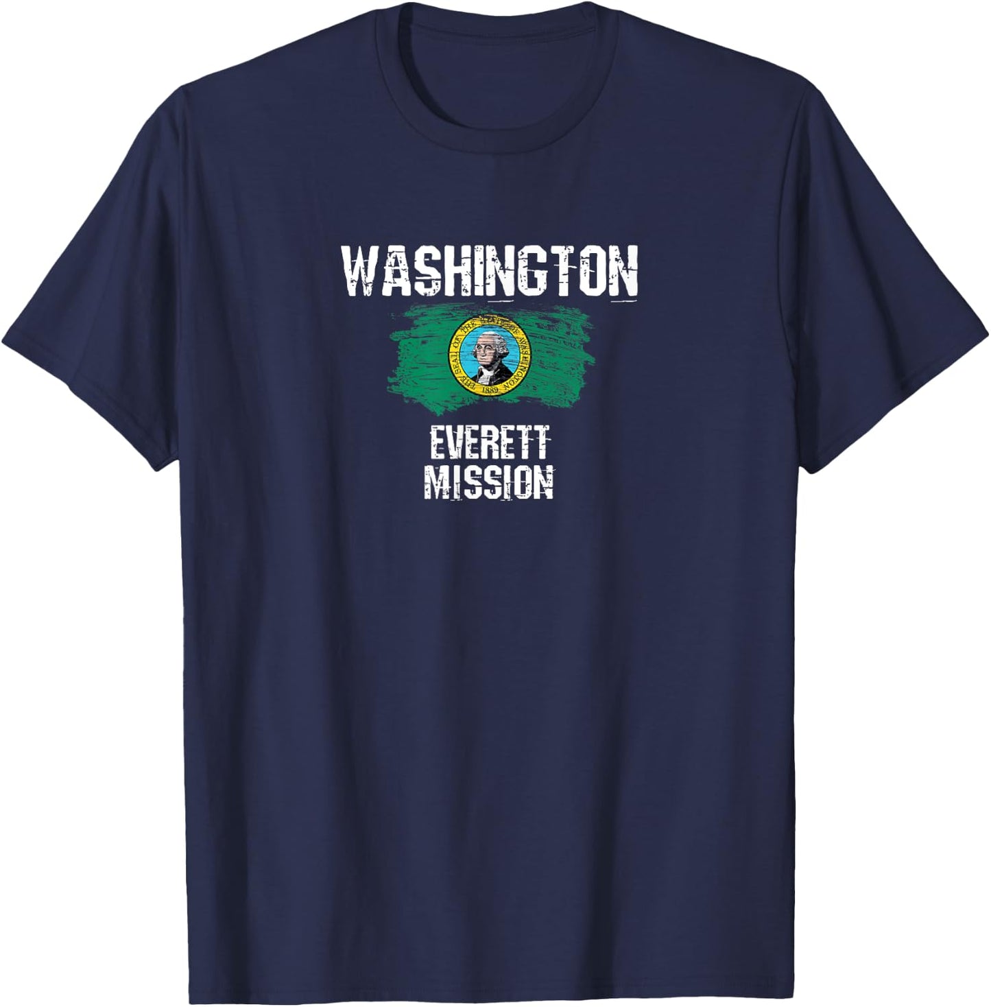 Washington Everett Mission T-Shirt - T-Shirt | Navy