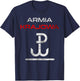 Armia Krajowa 1944 Poland Polskie Polish Resistance Gift T-Shirt - T-Shirt | Navy