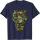Camouflage Lion - Hunter Camouflage Hunting T-Shirt - T-Shirt | Navy