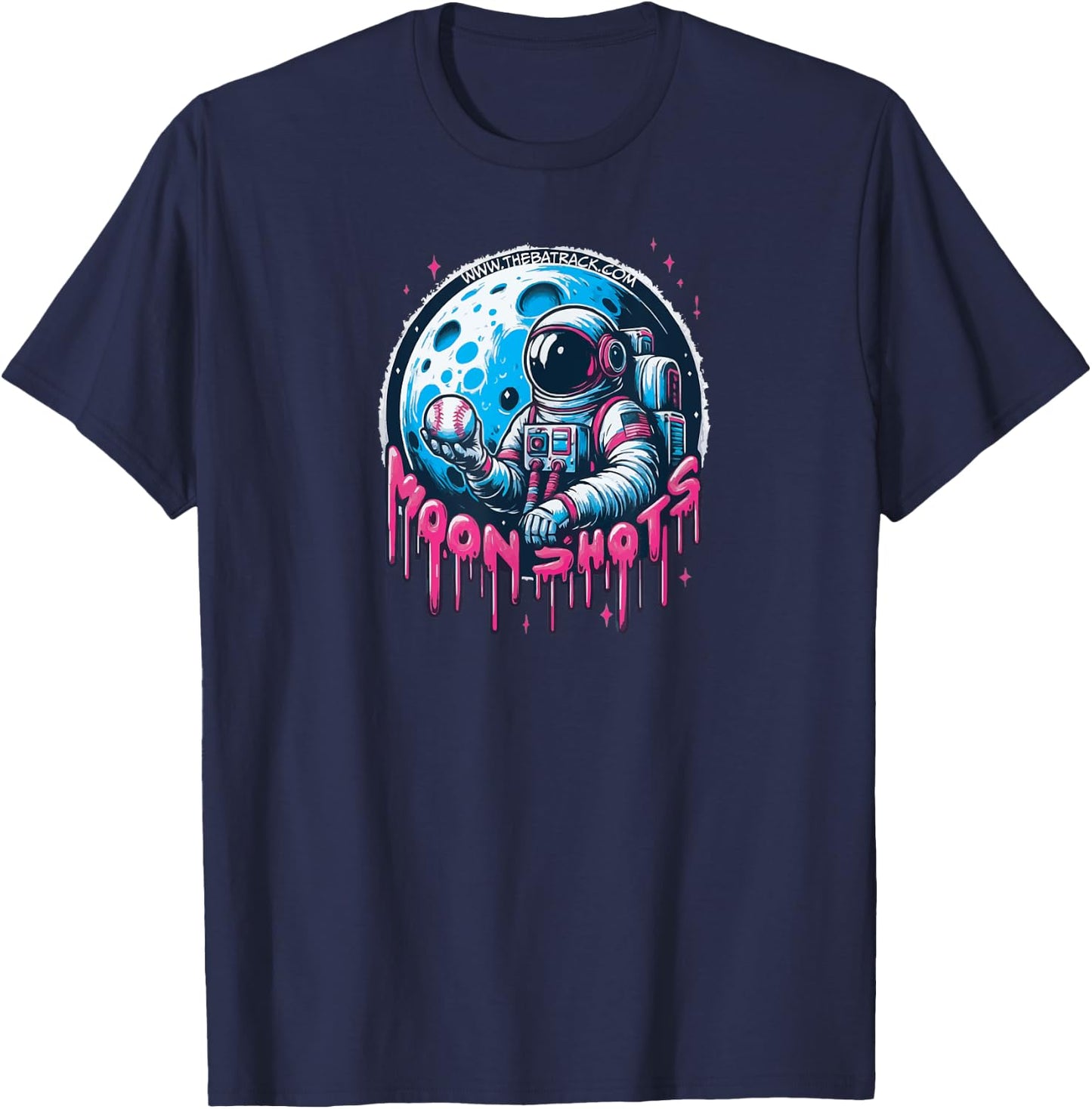 Baseball Moon Shots T-Shirt - T-Shirt | Navy