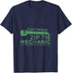 Certified Zip Tie Mechanic Funny T-Shirt - T-Shirt | Navy
