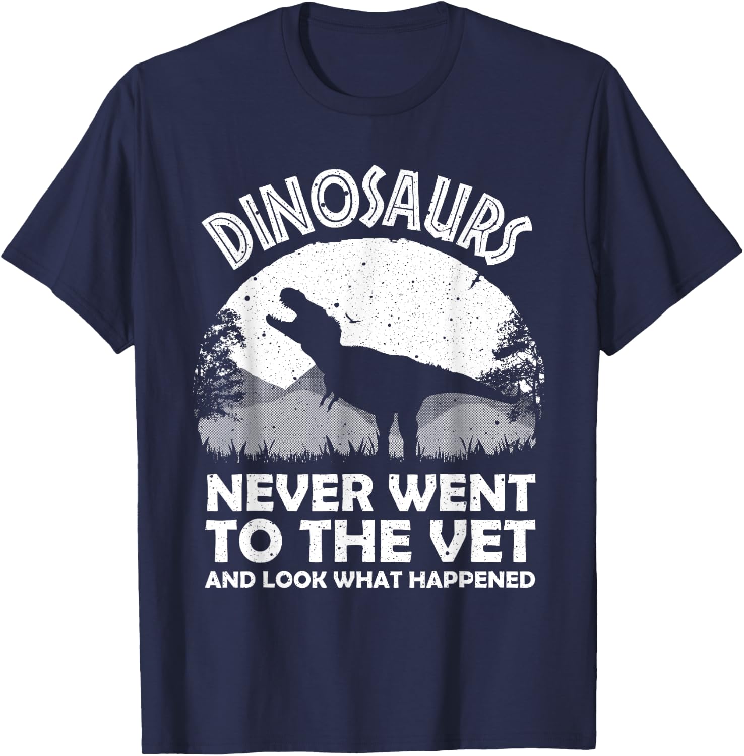 Funny Veterinary Women Zoo Technician Vet Assistant T-Shirt - T-Shirt | Navy
