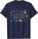 Science Teacher Cute Periodic Table Chemistry Elements T-Shirt - T-Shirt | Navy