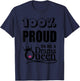 Drama Queen, 100% proud T-Shirt - T-Shirt | Navy