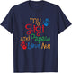 Kids My Gigi and Papaw Love Me T-Shirt - T-Shirt | Navy