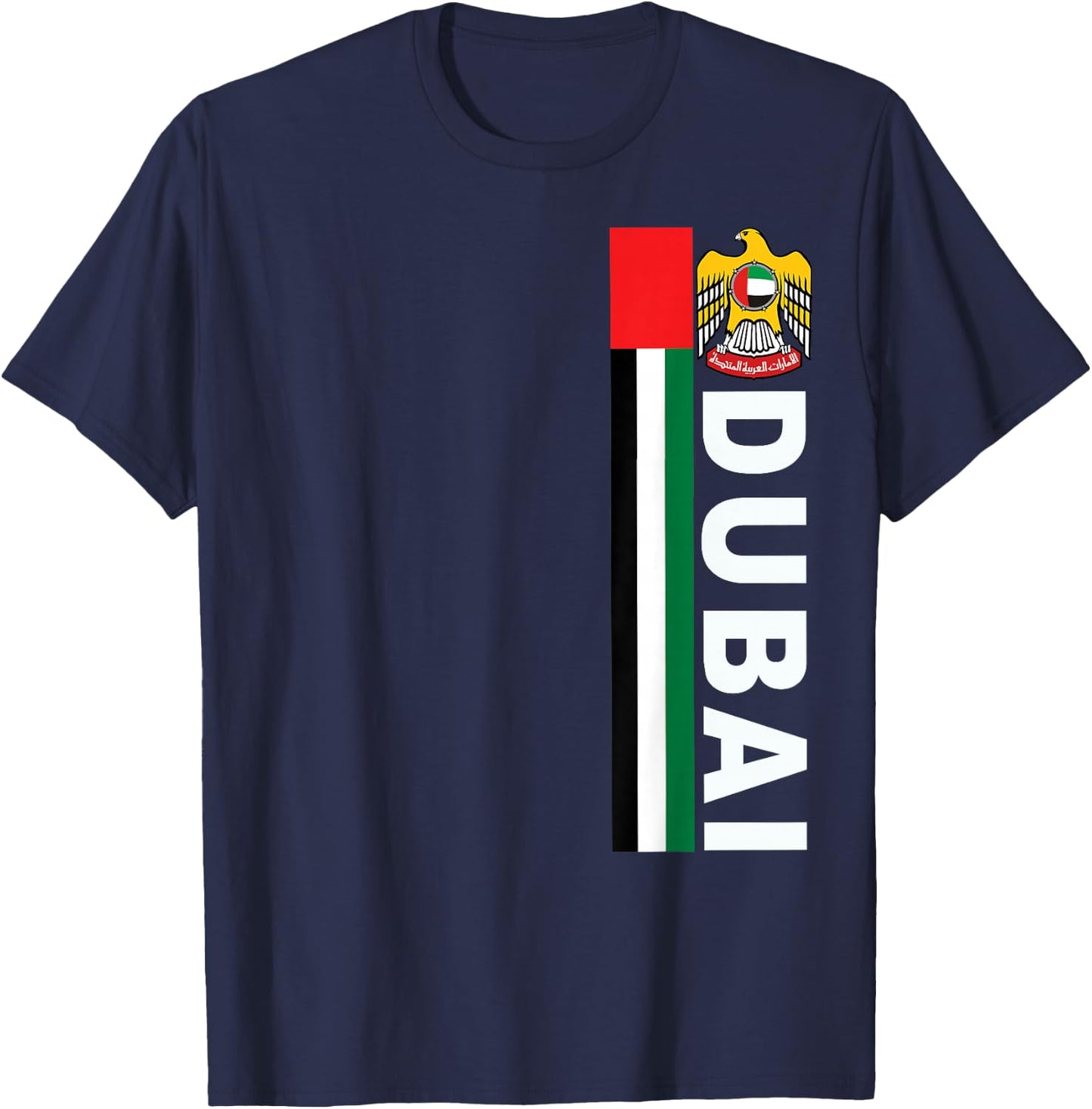Dubai Sports-Style United Arab Emirates City T-Shirt - T-Shirt | Navy
