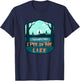 I Pee In The Lake Funny Boating Swimming Summer Vacation T-Shirt - T-Shirt | Navy