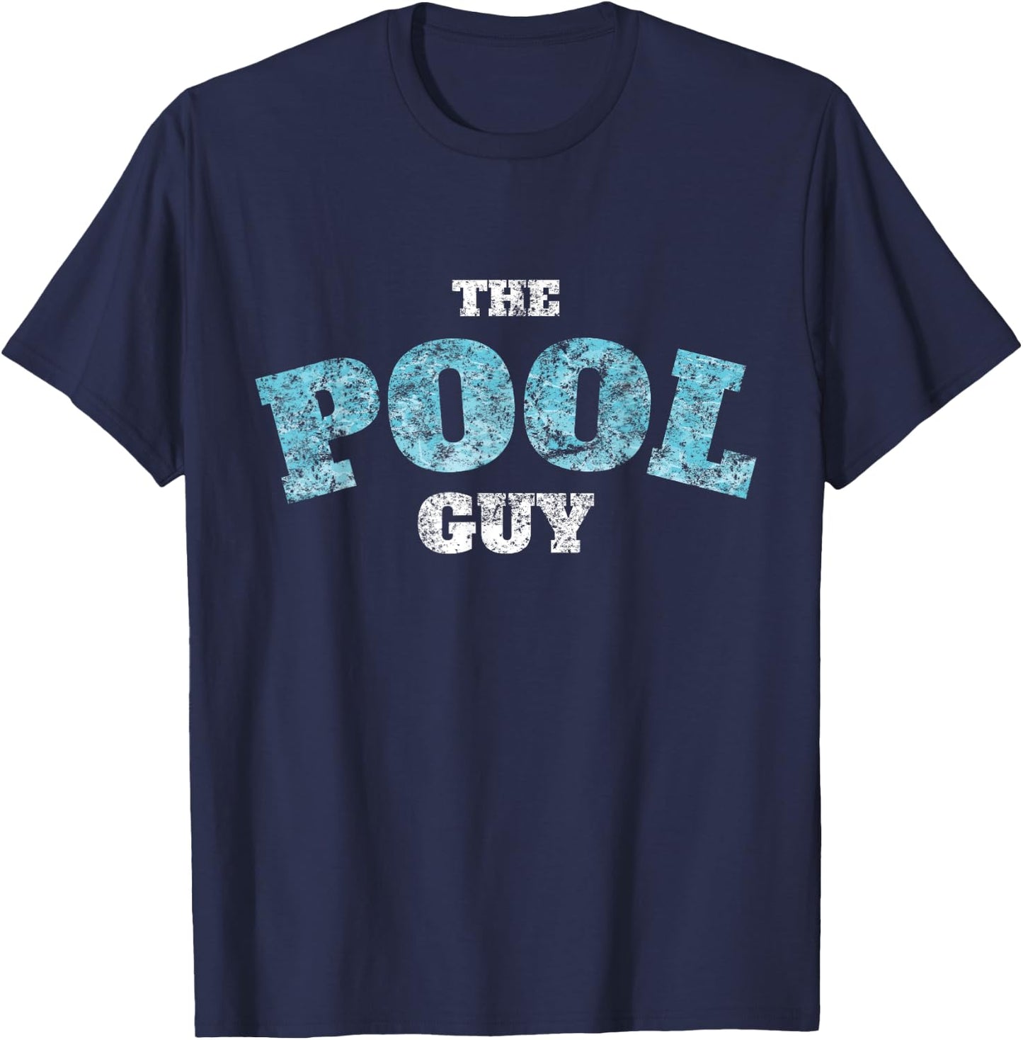 Vintage The Pool Guy Funny Swimming T-Shirt - T-Shirt | Navy
