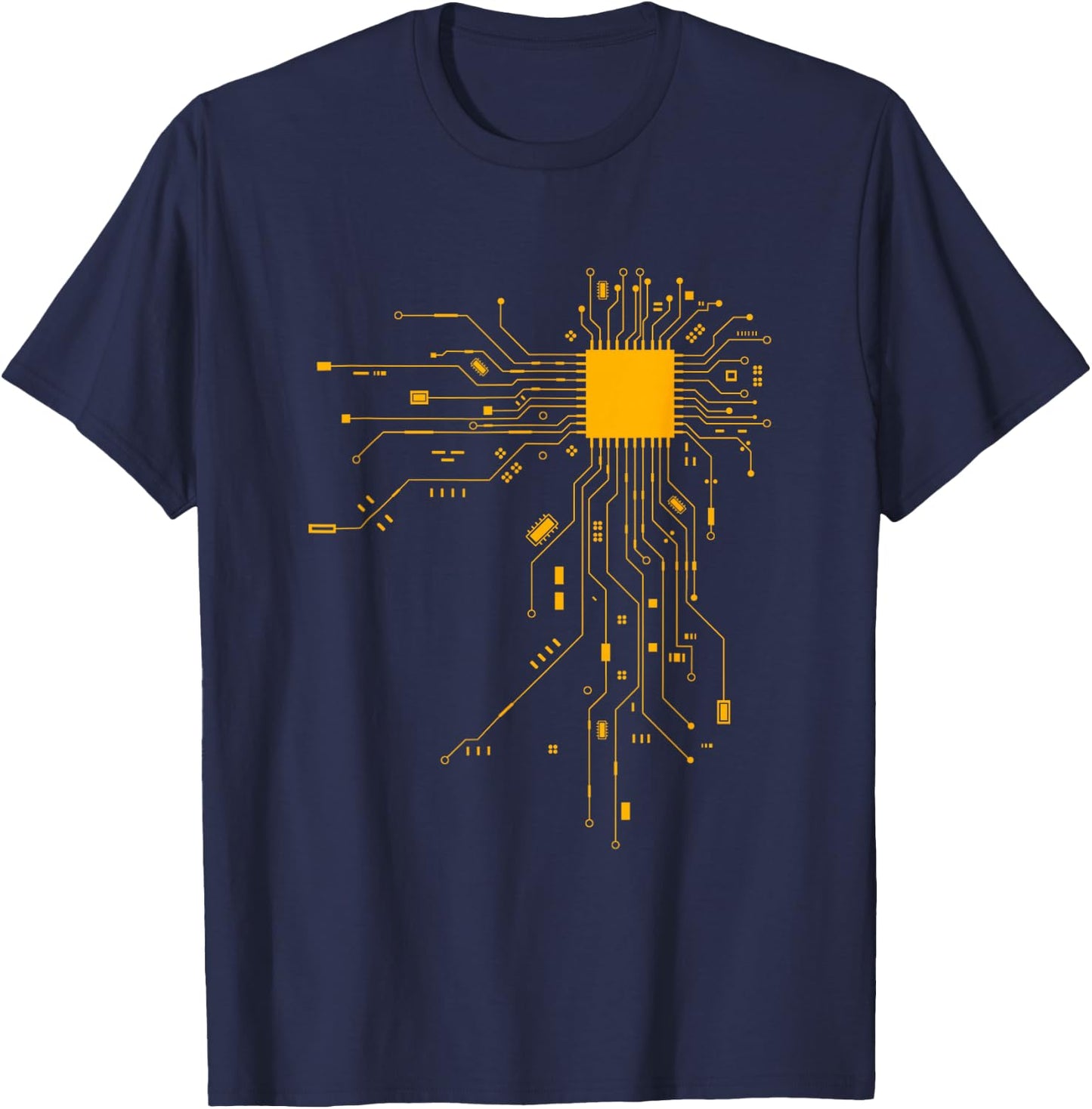 Anatomical Heart CPU Processor Computer Science Programmer T-Shirt - T-Shirt | Navy
