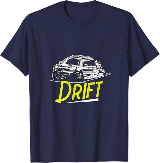 Drift for car and racing enthusiasts T-Shirt - T-Shirt | Navy