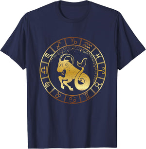Star Sticks Capricorn T-Shirt - T-Shirt | Navy