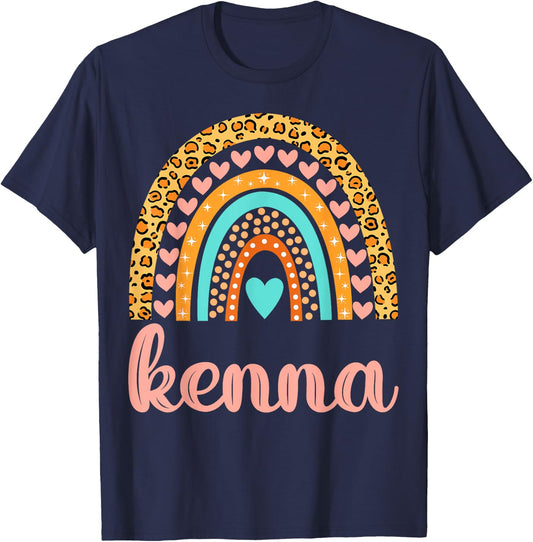 Kenna Kenna Name Birthday Shirt Gift T-Shirt - T-Shirt | Navy