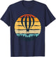 Vintage Hot Air Balloon And Ballooning Design Sky Adventure T-Shirt - T-Shirt | Navy