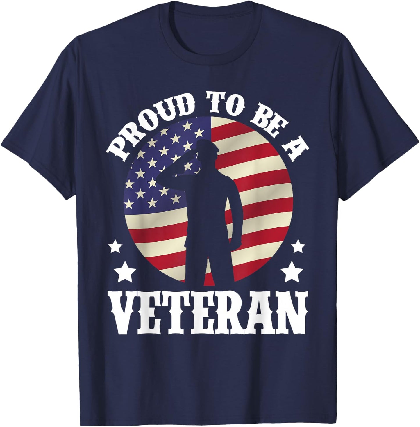 Proud Be A Veteran of The USA Veteran Veterans Day T-Shirt - T-Shirt | Navy