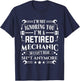 Retirement I'm Not Ignoring You I'm A Retired Mechanic T-Shirt - T-Shirt | Navy