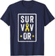Childhood Cancer Survivor - Pediatrics Kids Awareness T-Shirt - T-Shirt | Navy