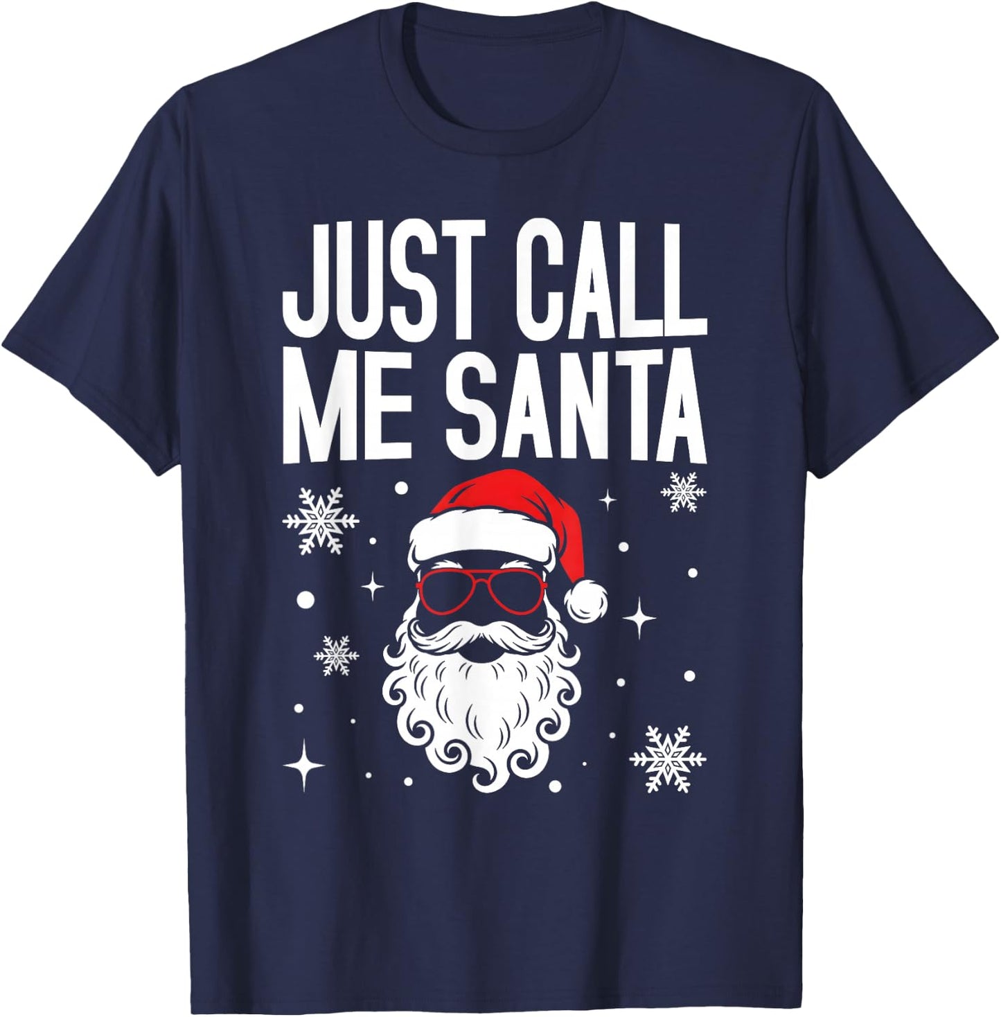 Just Call Me Santa Special Delivery from Santa Xmas Couple T-Shirt - T-Shirt | Navy