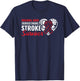 Original Body Rebuild Stroke Awareness Stroke Survivor T-Shirt - T-Shirt | Navy