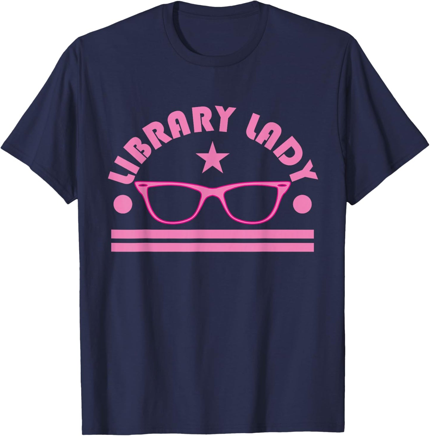 Funny Library Lady Bookworm Book nerd Gift T-Shirt - T-Shirt | Navy
