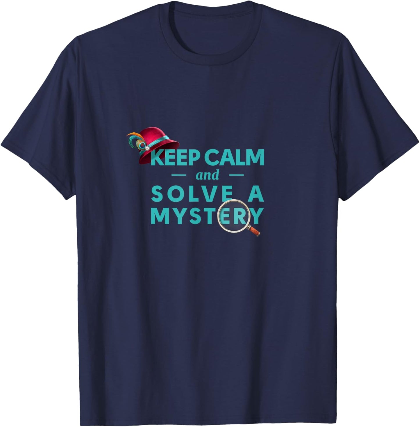 June’s Journey Keep Calm T-Shirt - T-Shirt | Navy