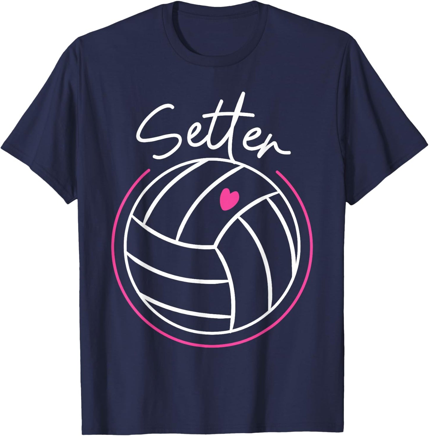 Volleyball Player Team Setter T-Shirt - T-Shirt | Navy