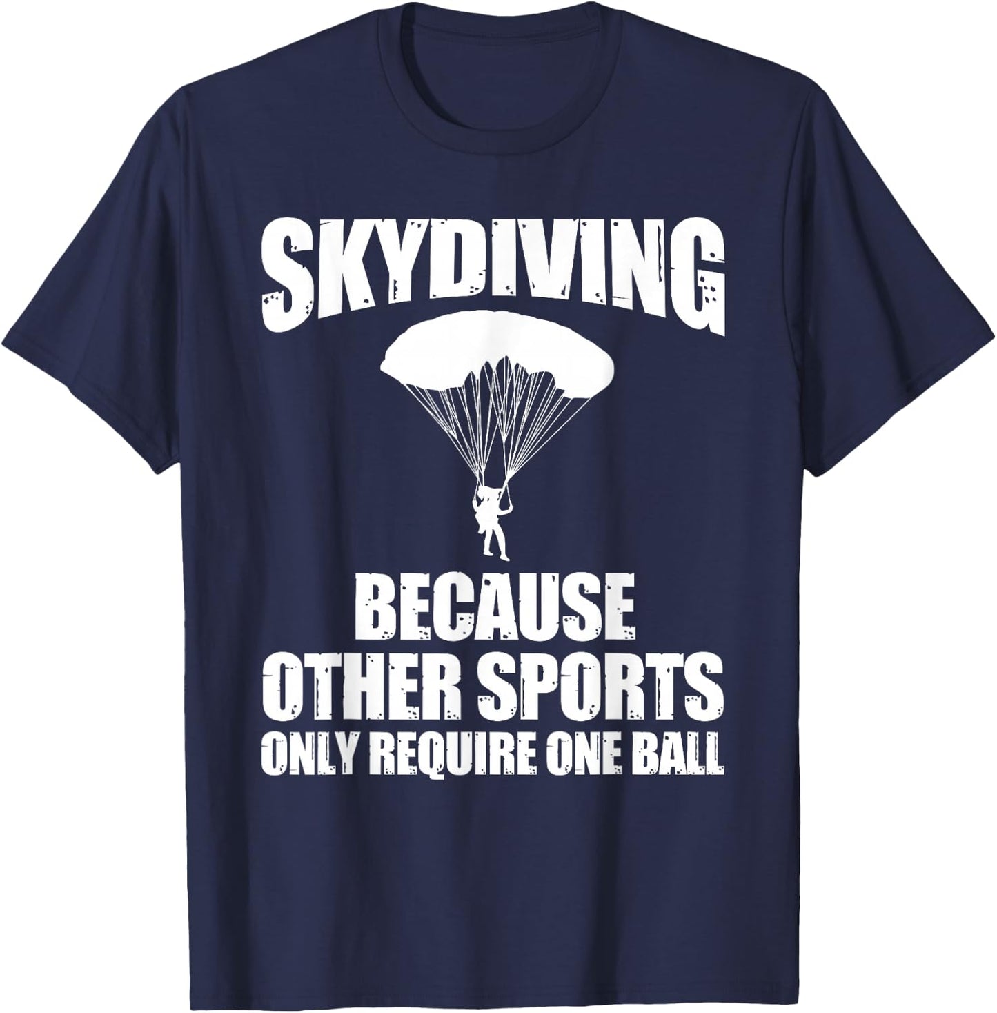 Cool Skydiving Art Women Skydive Parachute Skydiver T-Shirt - T-Shirt | Navy