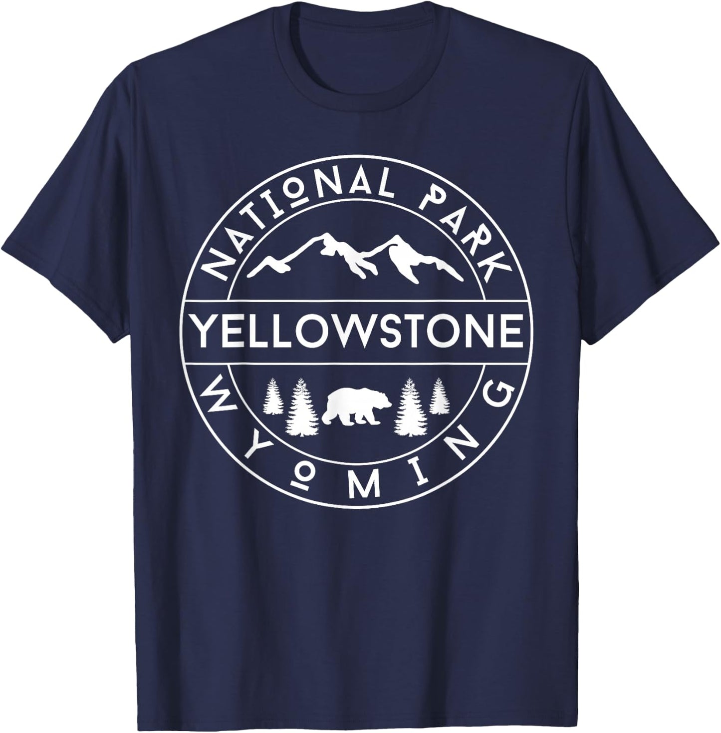 Yellowstone National Park T-Shirt - T-Shirt | Navy