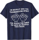 I'm Really Getting Into The Thanksgiving Spirit I've Given T-Shirt - T-Shirt | Navy