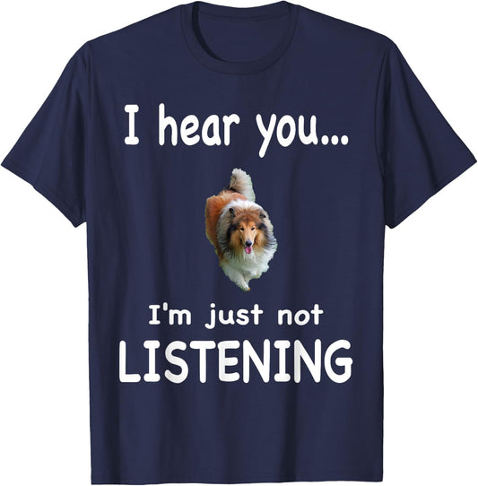Rough Collie Dog - Rough Collie T-Shirt - T-Shirt | Navy