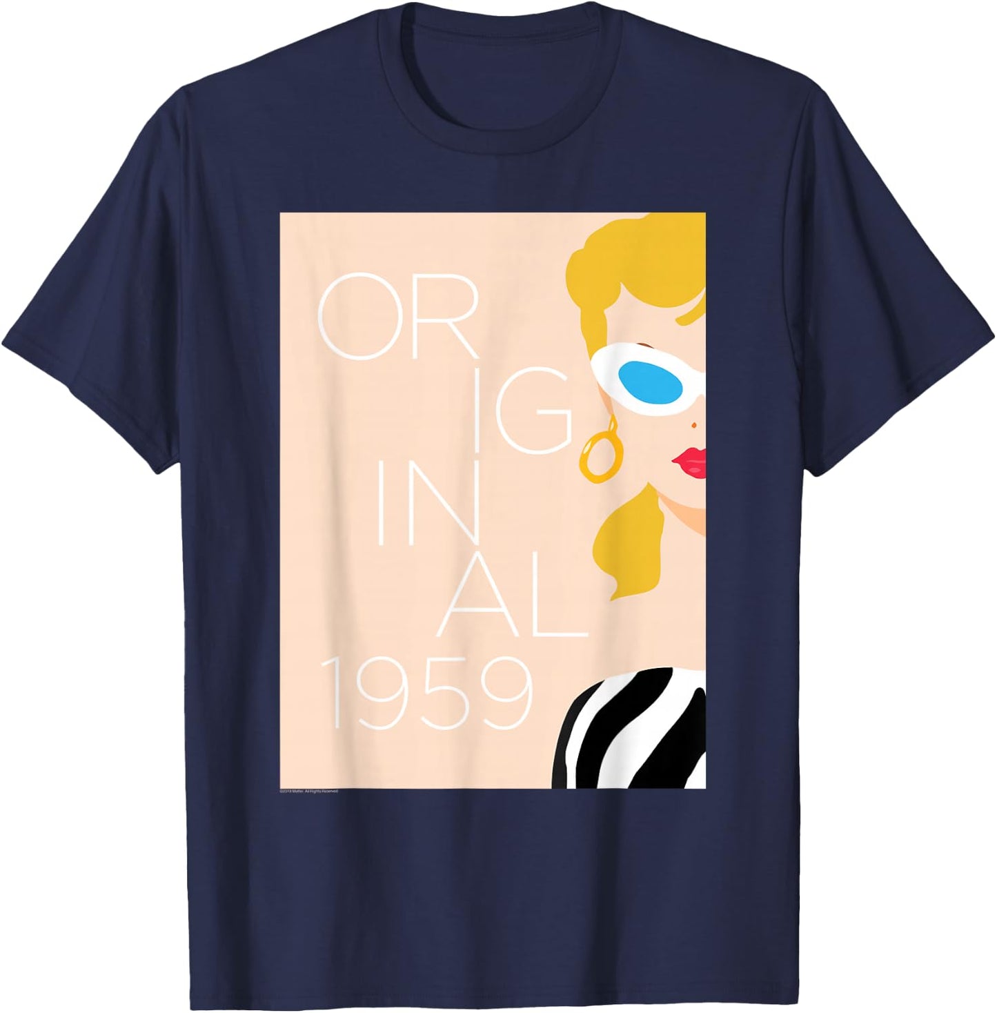 Barbie 60th Anniversary Original T-Shirt - T-Shirt | Navy