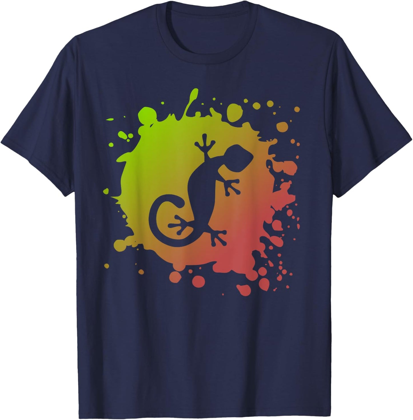 Lizard terrarium reptiles T-Shirt - T-Shirt | Navy
