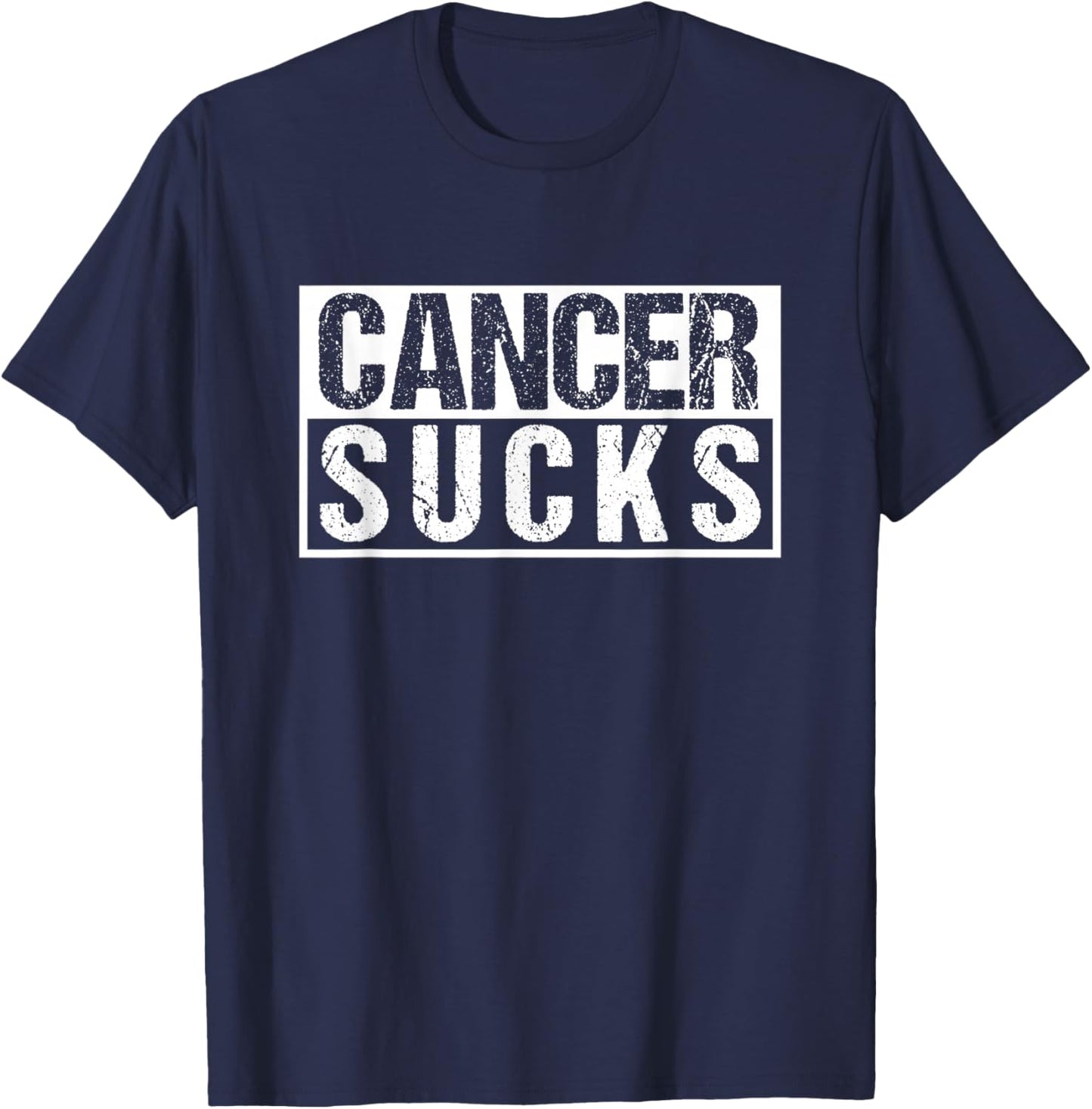 Cancer Sucks For A Cancer Survivor Gift T-Shirt - T-Shirt | Navy
