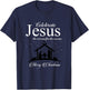 Celebrate Jesus Is The Reason For The Season Christmas Gifts T-Shirt - T-Shirt | Navy