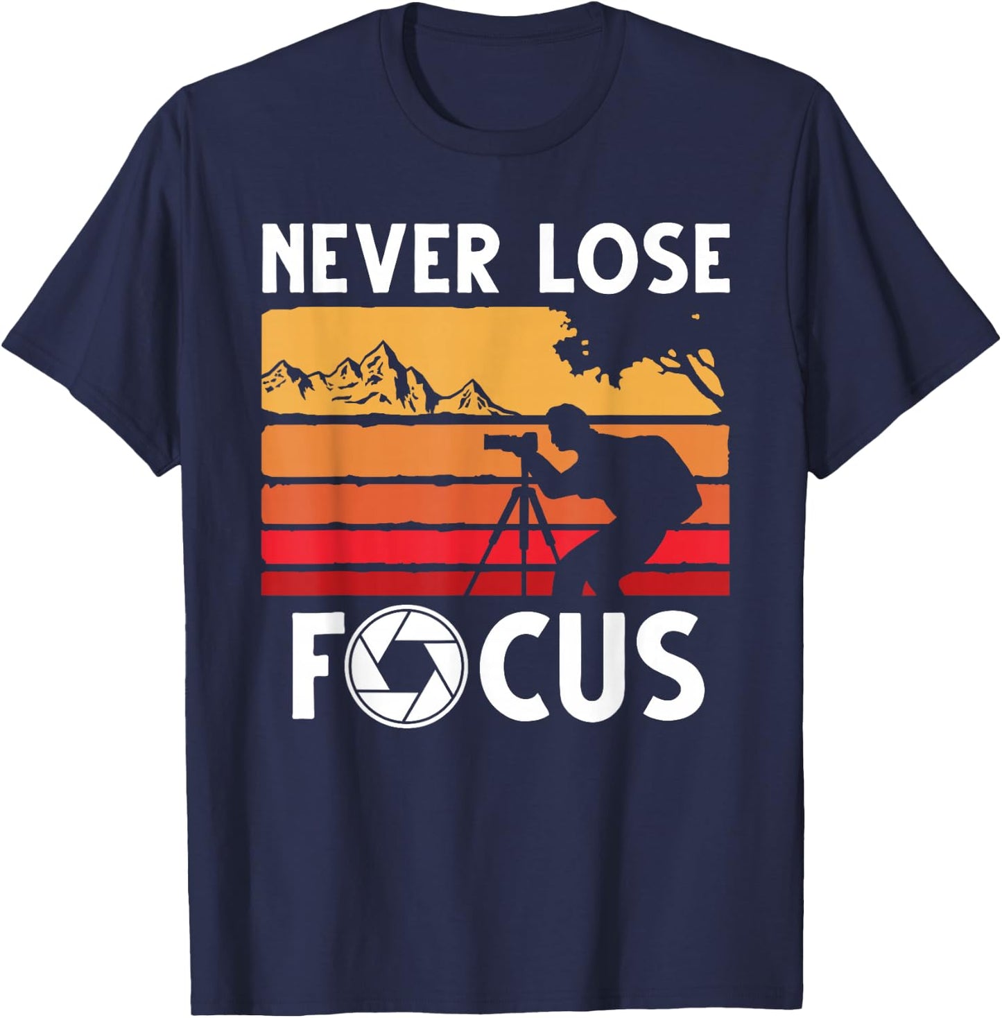 Cool Photography Art Women Photographer Camera Lover T-Shirt - T-Shirt | Navy