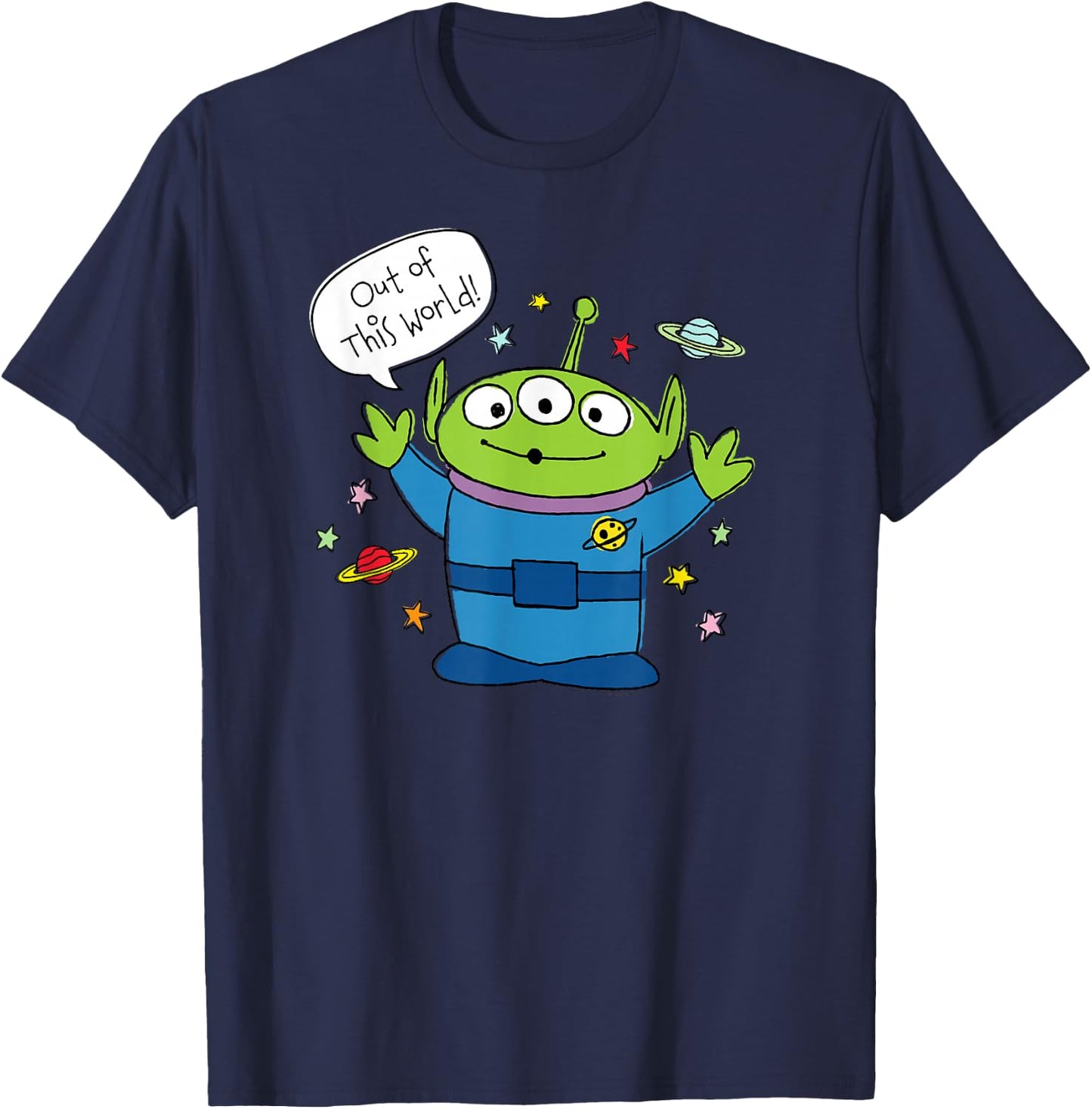 Disney PIXAR Toy Story Aliens Out of this World T-Shirt - T-Shirt | Navy