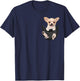 Funny Chihuahua in Your Pocket for Chihuahuas Lovers T-Shirt - T-Shirt | Navy