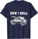 Tank Military Vehicle Firepower Army Soldier T-Shirt - T-Shirt | Navy