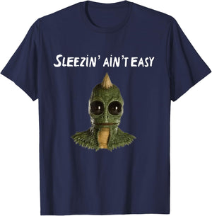Funny Sleezin Aint Easy Lost Land T-Shirt - T-Shirt | Navy