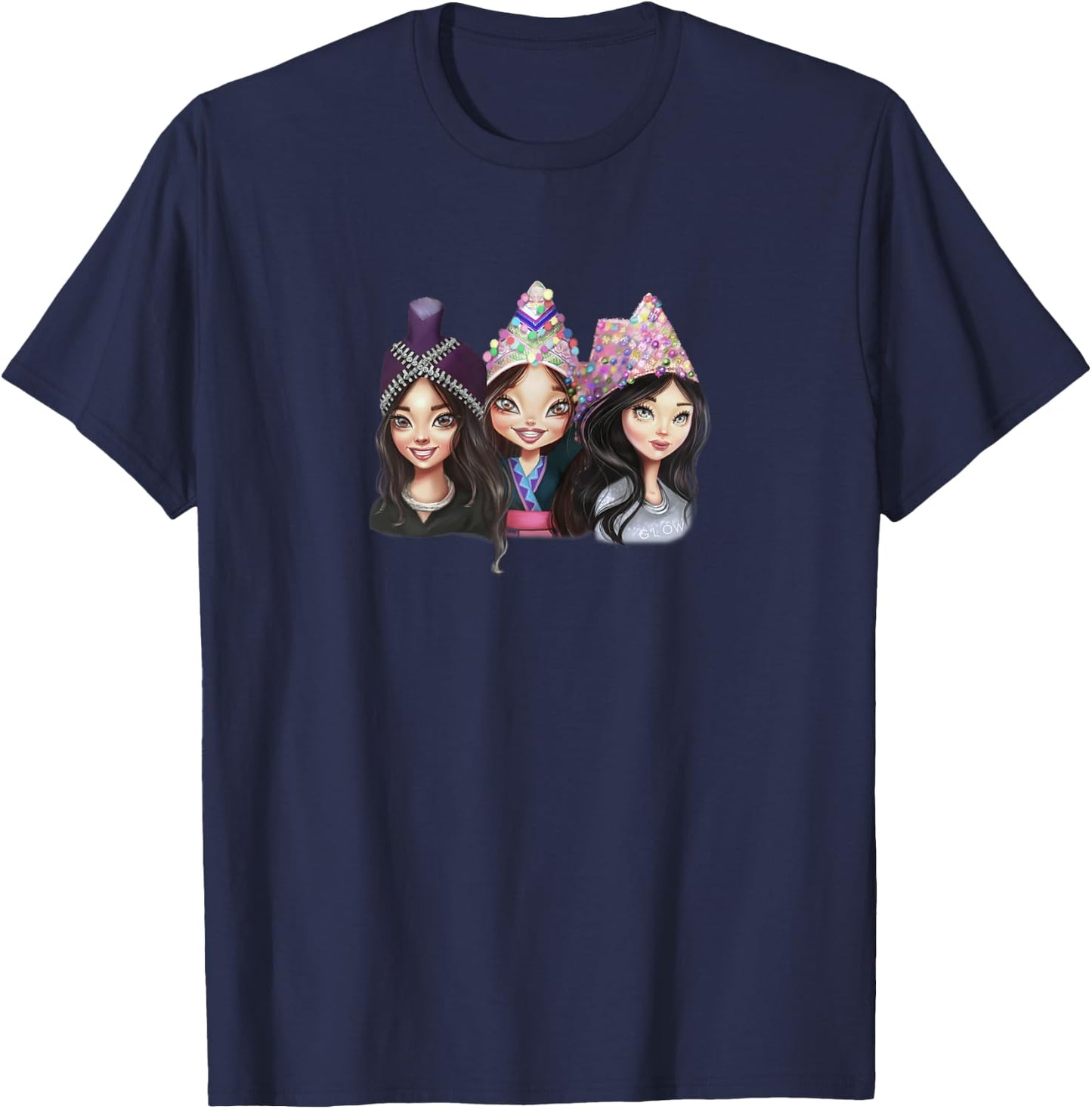 Hmong Princess T-Shirt - T-Shirt | Navy