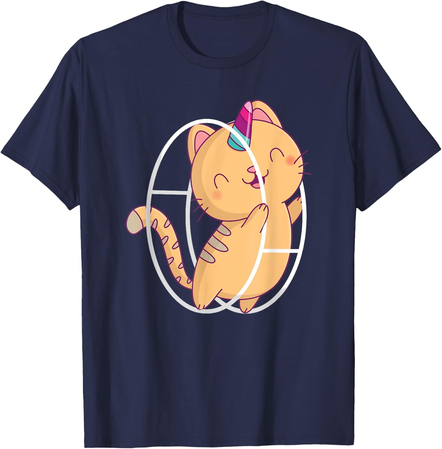 Wheel Gymnastics Wheel Gymnastics Sport Men Women Girls Kids T-Shirt - T-Shirt | Navy