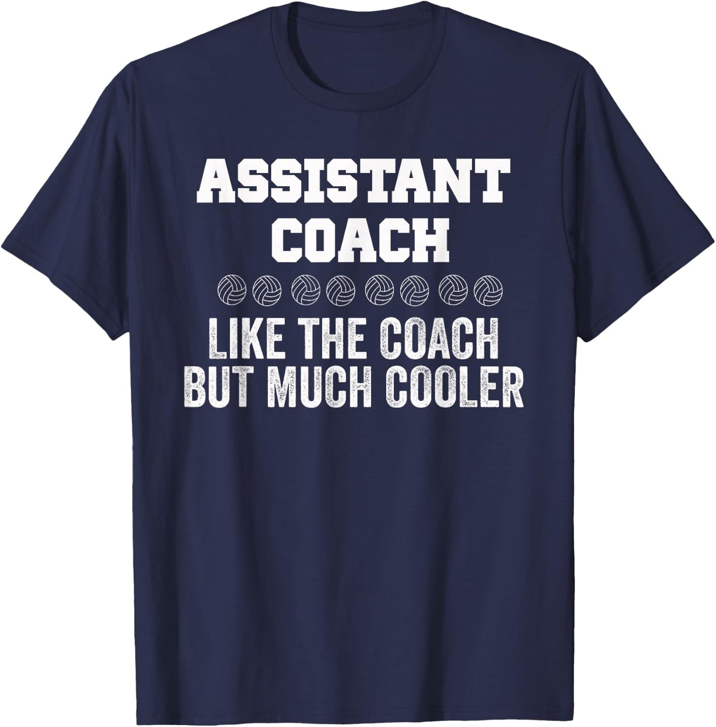 Professional Assistant Volleyball Coach - Funny Coaching T-Shirt - T-Shirt | Navy