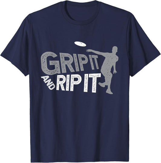 Frisbee Disc Golf Shirt for Disc Golfer T-Shirt - T-Shirt | Navy
