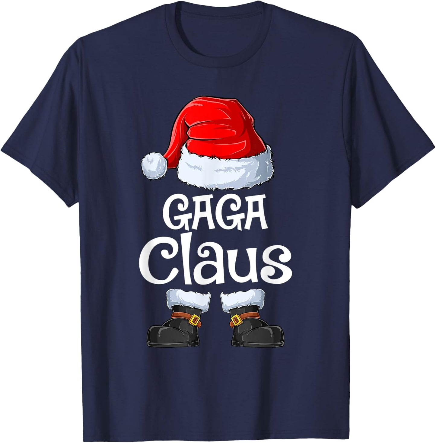 GAGA Claus Family Matching GAGA Claus Pajama T-Shirt - T-Shirt | Navy