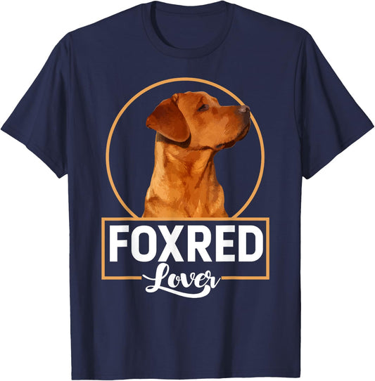 Foxred Lover Redfox Labrador Retriever Fox Red T-Shirt - T-Shirt | Navy