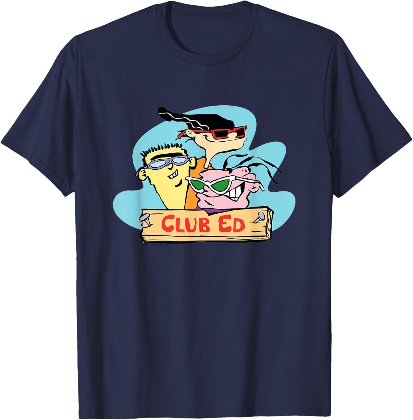 Ed Edd n Eddy Club Ed T-Shirt - T-Shirt | Navy