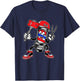 Barbershop Cool Barber Pole Hairdresser Funny Hip Hop Barber T-Shirt - T-Shirt | Navy