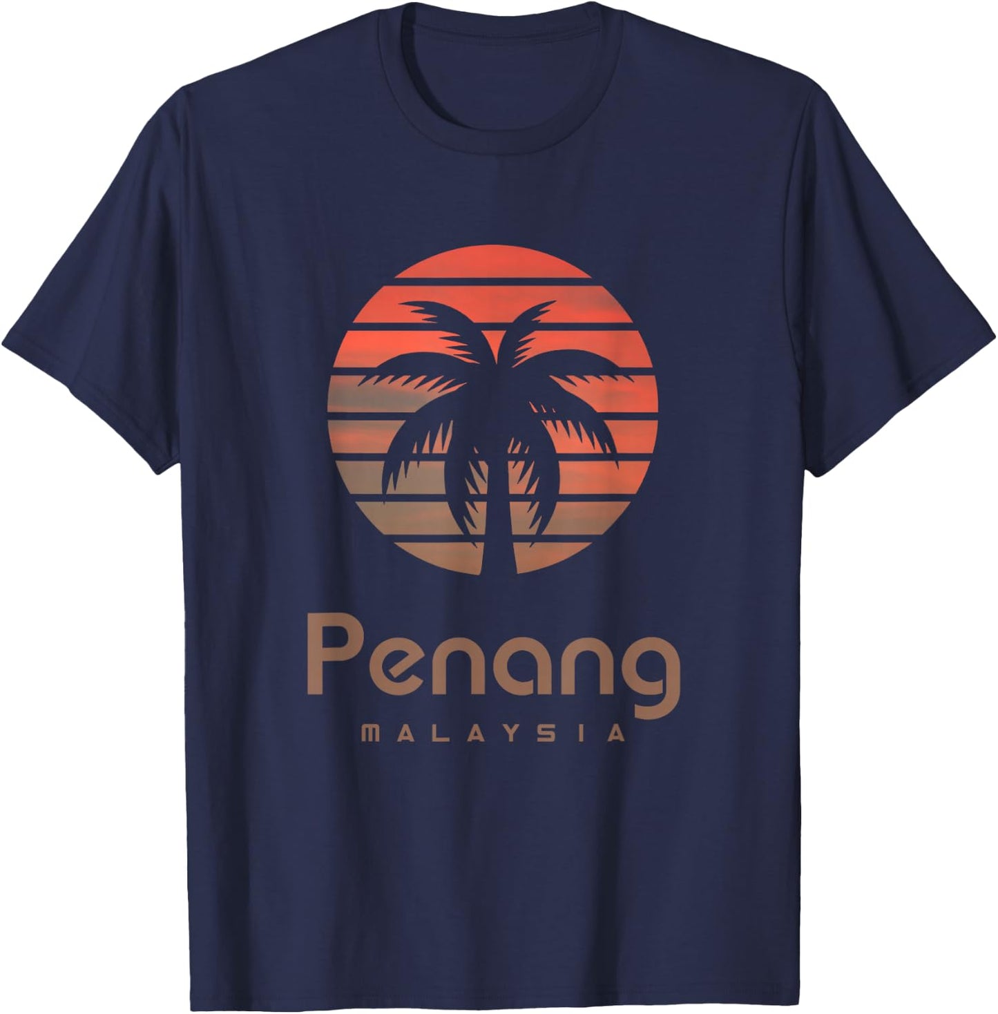 Malaysian Penang T-Shirt - T-Shirt | Navy