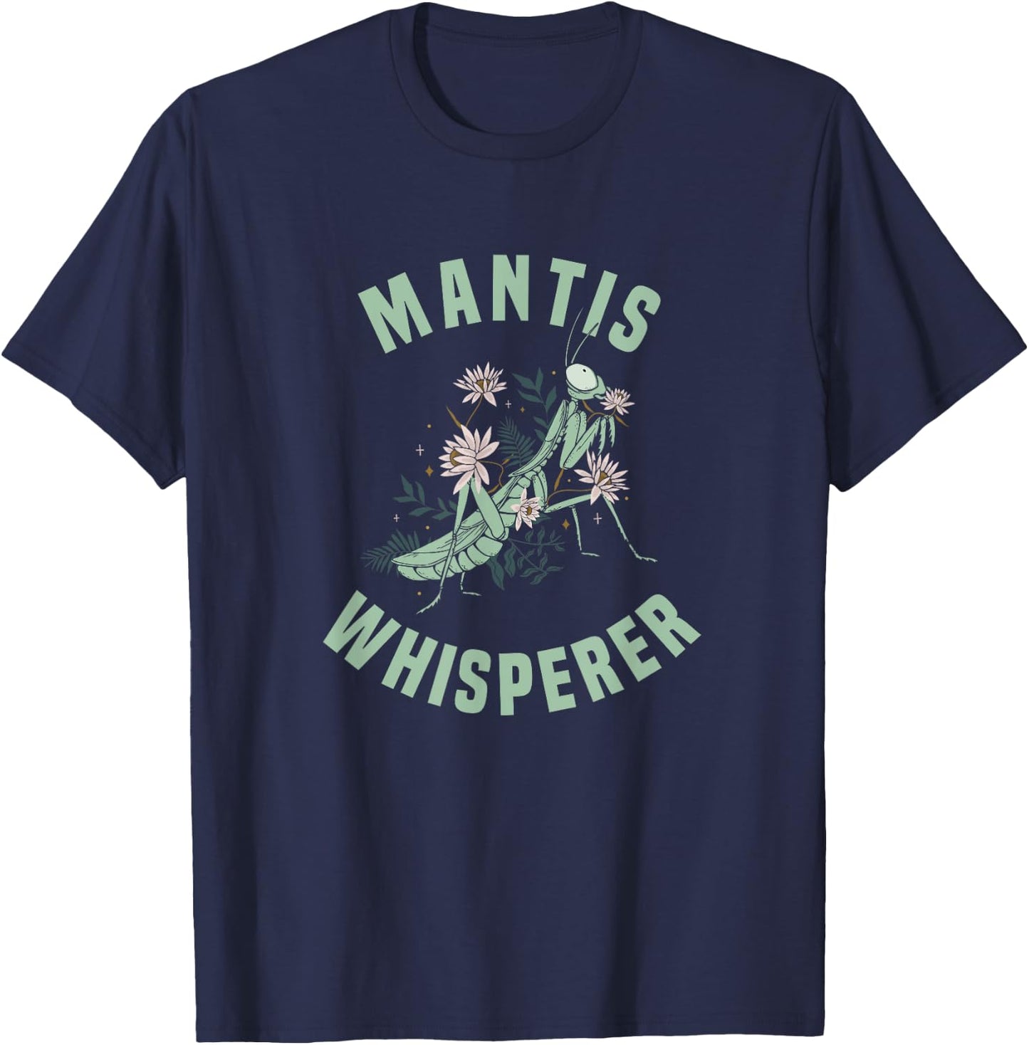 Praying Mantis Insect Lover T-Shirt - T-Shirt | Navy