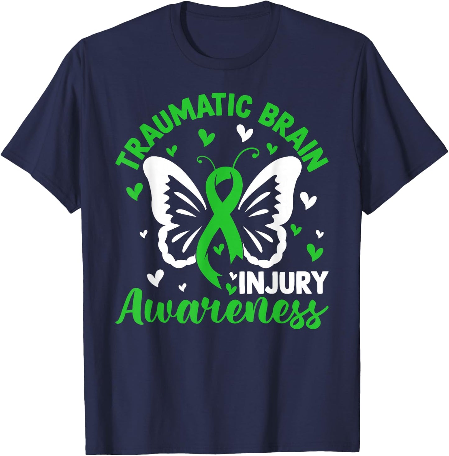 Survivor Traumatic Brain Injury Awareness TBI Survivor T-Shirt - T-Shirt | Navy