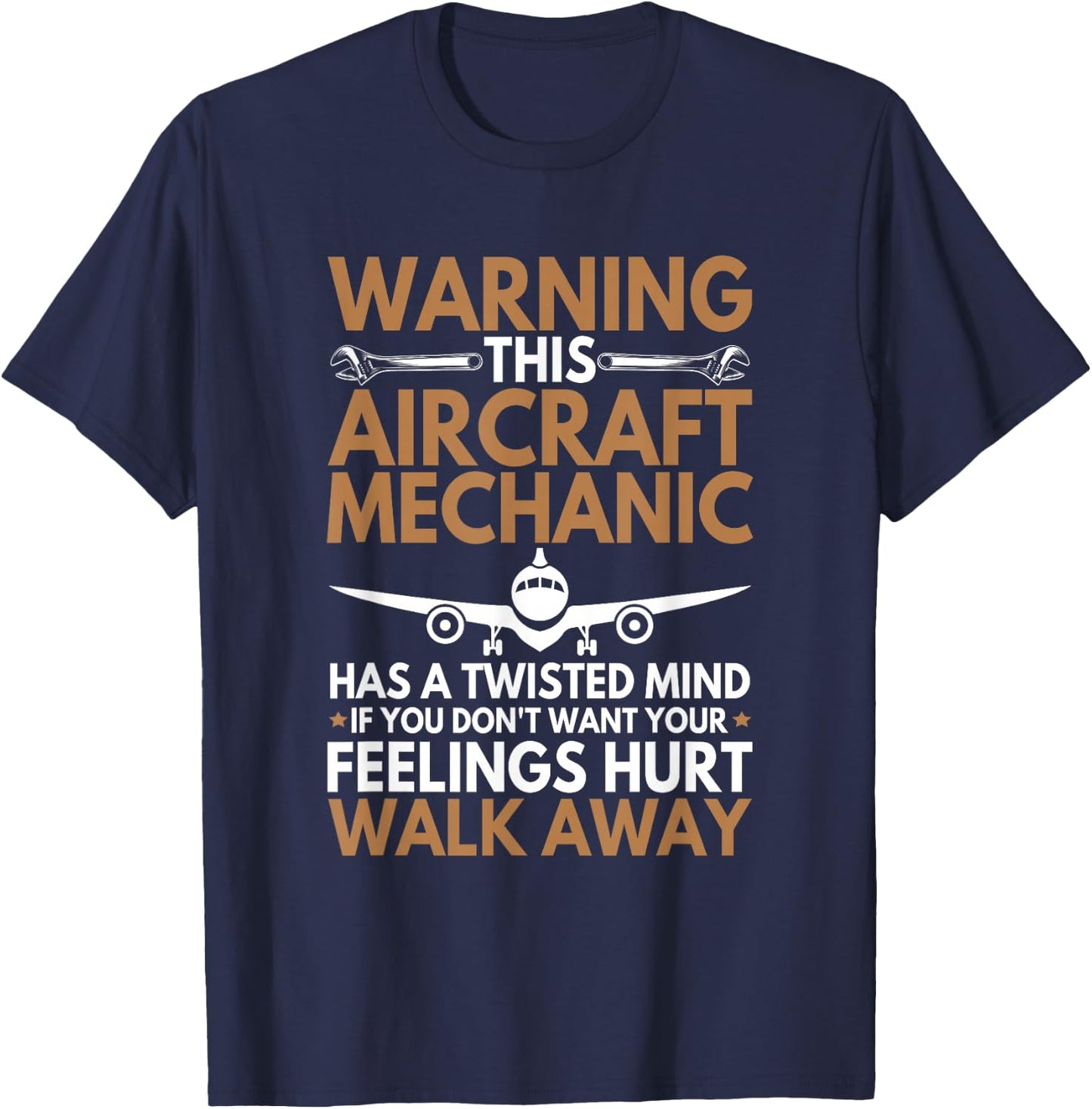 Funny Aircraft Mechanic Airplane Mechanic T-Shirt - T-Shirt | Navy